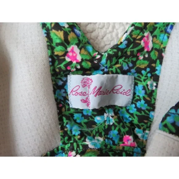 vintage rose marie reid one piece short bottom halter bathing suit usa made - Picture 9 of 12